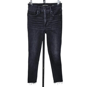 Denim Forum The Nico Mid Rise Skinny Crop Jeans  Size 24